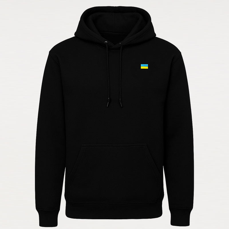 Ukraine Polo Hoodie (Black)