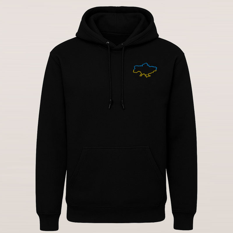 Map of Ukraine Hoodie (Black)