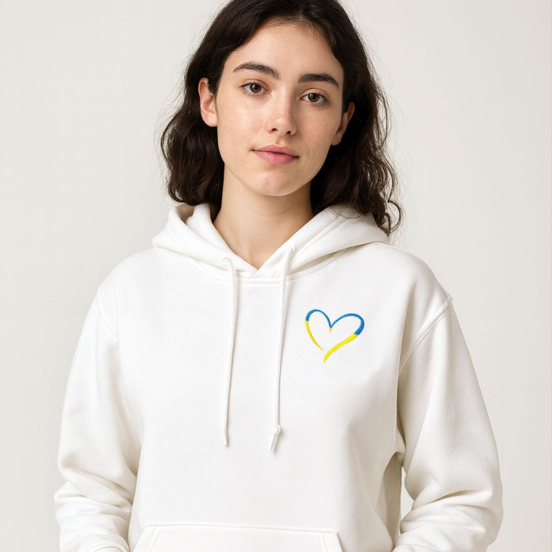 Love Ukraine Hoodie (White)